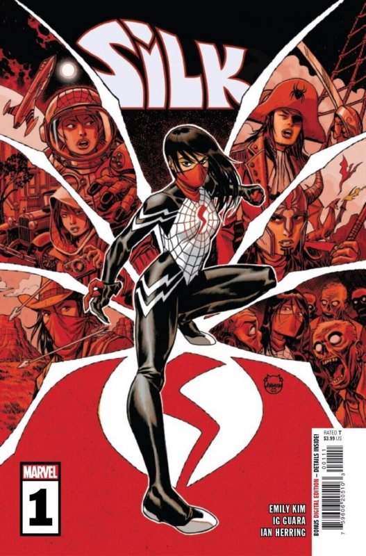 Silk #1 (Marvel Comics, 2023), raw comic book in NM condition — front cover