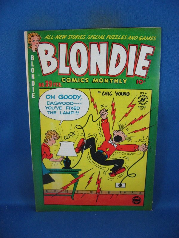 Blondie #39 (Harvey Comics, 1952), raw, ungraded comic book — front cover