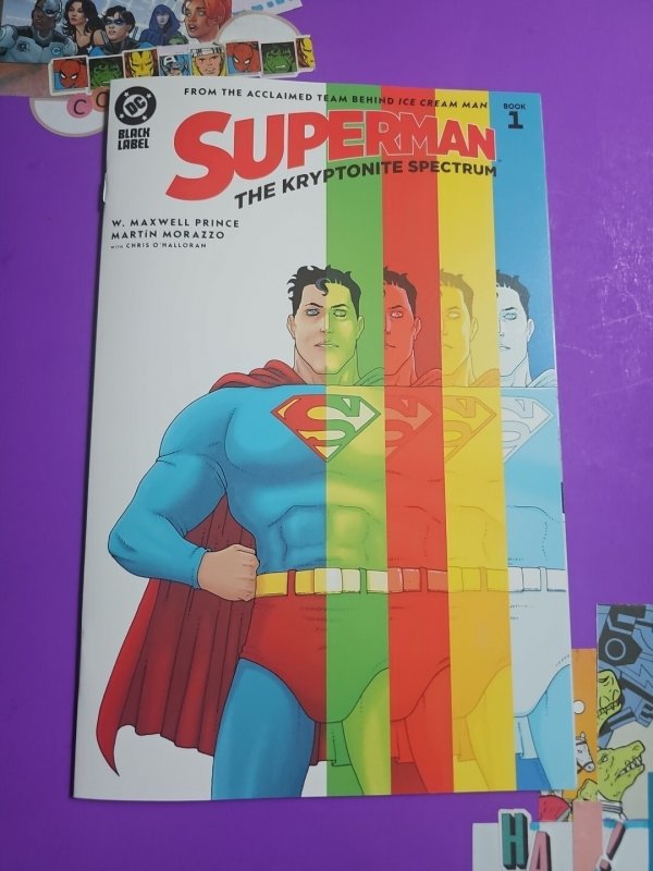 Superman the Kryptonite Spectrum #1, raw, ungraded comic book — front cover