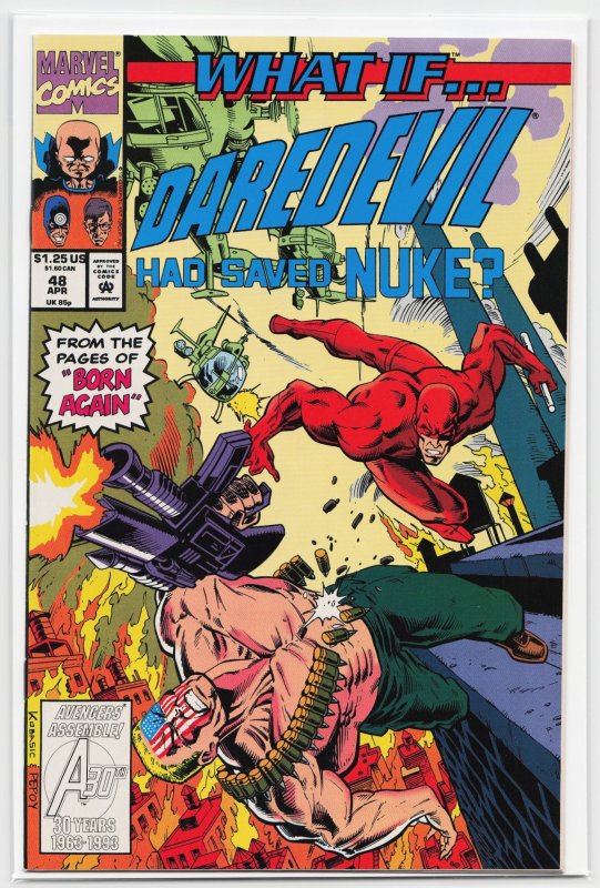 What If...? #48 (Marvel Comics, 1993), raw, ungraded comic book — front cover