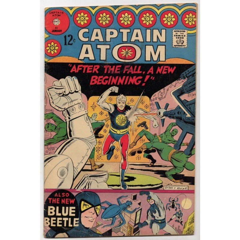 Captain Atom #84 (DC Comics, 1967), raw comic book in VG 4.0 condition — front cover