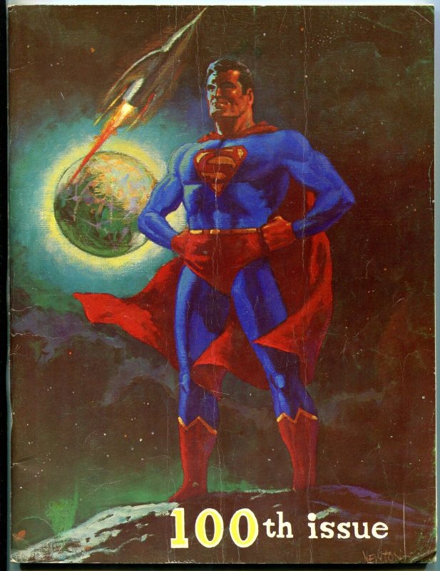 Rockets Blast and Comic Collector #100 (1973), raw, ungraded comic book — front cover