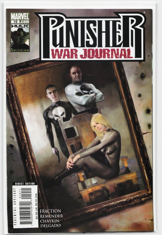 Punisher War Journal #19 (Marvel Comics, 2008), raw, ungraded comic book — front cover