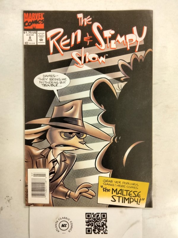The Ren & Stimpy Show #14 (Marvel Comics), raw comic book in NM condition — front cover