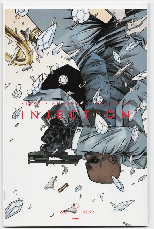 Injection #2 (Image Comics, 2015), raw, ungraded comic book — front cover