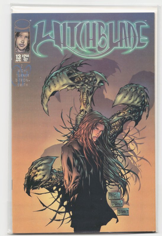 Witchblade #13 (Top Cow, 1997), raw, ungraded comic book — front cover