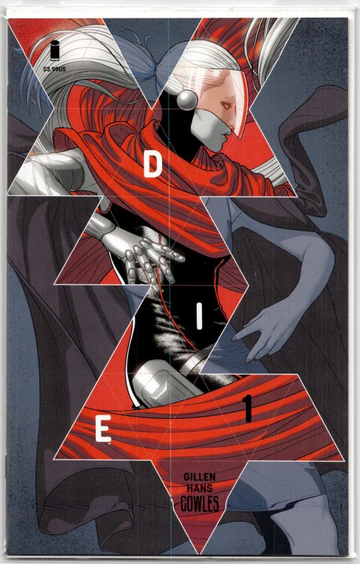 Die #1 (Image Comics, 2018), raw, ungraded comic book — front cover