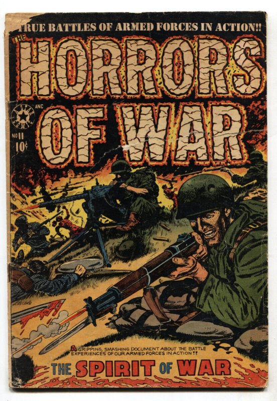 Horrors of War #11, raw, ungraded comic book — front cover