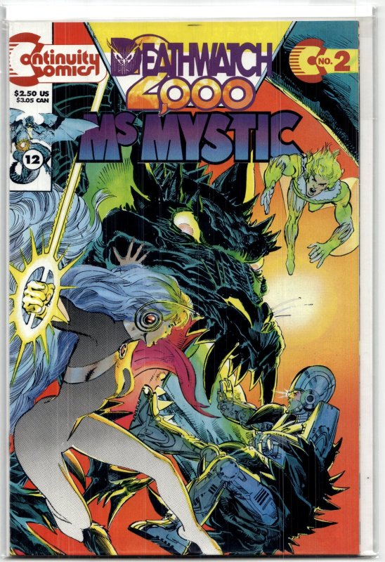 Ms. Mystic Deathwatch #2 (1993), raw, ungraded comic book — front cover