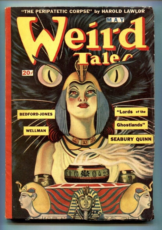 Weird Tales Pulp May 1945- Canadian Edition- Lords of the Ghostlands VF (1945), raw comic book in VF condition — front cover
