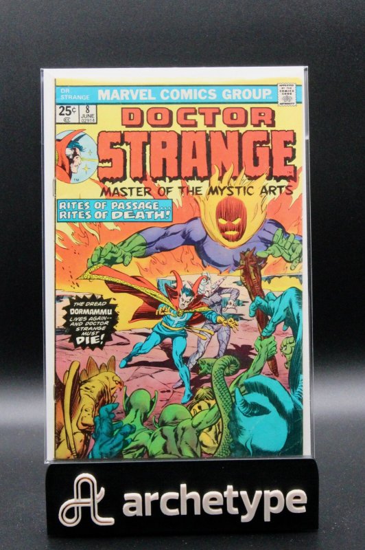Doctor Strange #8 (Marvel Comics, 1975), raw, ungraded comic book — front cover