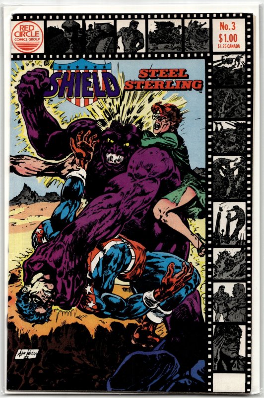 SHIELD: Steel Sterling #3 (1983), raw, ungraded comic book — front cover