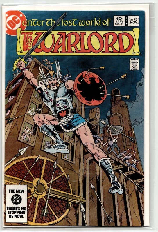Warlord #75 (DC Comics, 1983), raw, ungraded comic book — front cover