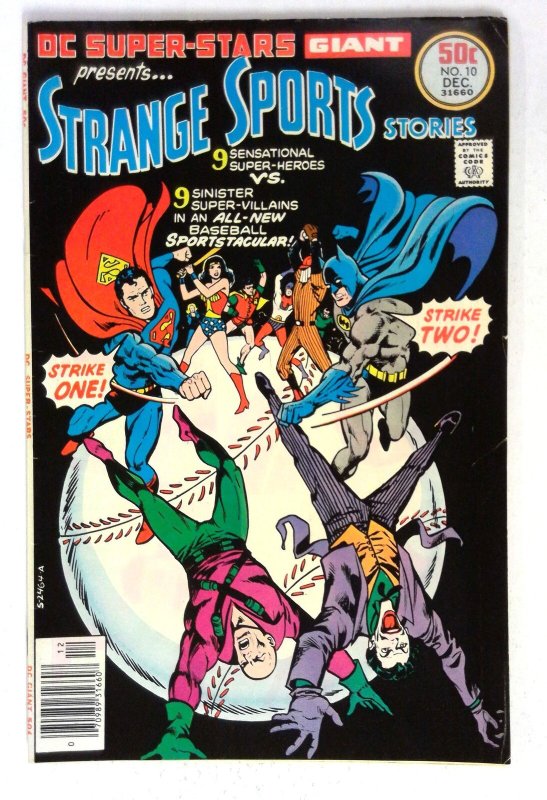DC Super-Stars #10 (DC Comics, 1976), raw comic book in FN condition — front cover