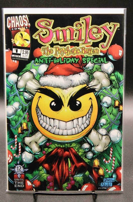 Smiley: Anti-Holiday Special #1 (1999), raw, ungraded comic book — front cover