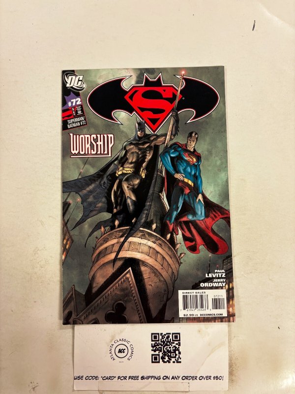Superman Batman #72 (DC Comics), raw comic book in NM condition — front cover