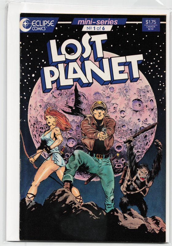 Lost Planet #1 (1987), raw, ungraded comic book — front cover