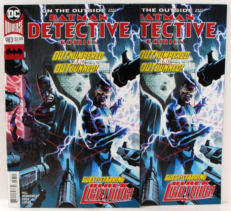 Batman Detective Comics Lot of 2 #983 x2 DC Comics (2018) 1st Print Comic Books (DC Comics, 2018), raw, ungraded comic book — front cover