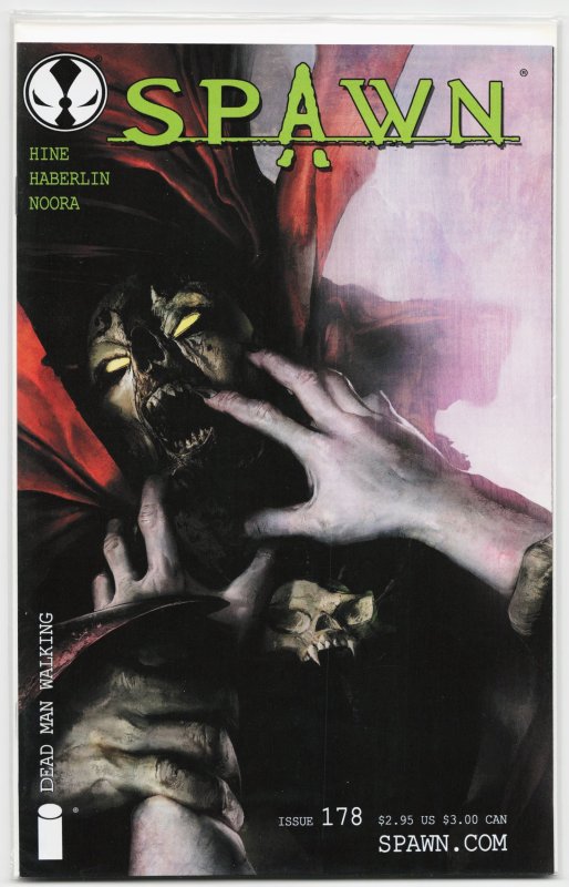 Spawn #178 (Image Comics, 2008), raw, ungraded comic book — front cover