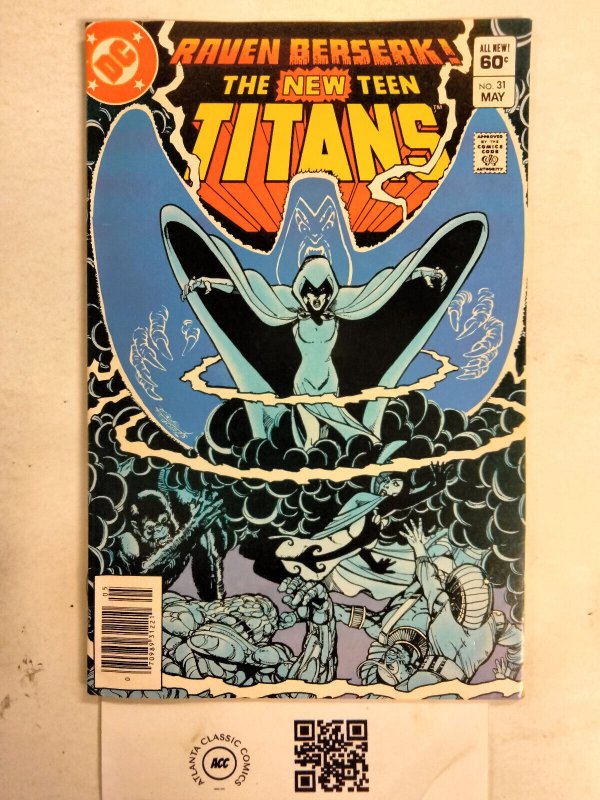 New Teen Titans #31 (DC Comics, 1983), raw comic book in VF condition — front cover