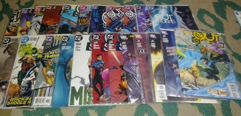Outsiders LOT # 1 2 3 4 5 6 7 8 8 9 10 11 12 13 14 19-47+ DC 2003 key Sabbac (DC Comics, 2003), raw, ungraded comic book — front cover