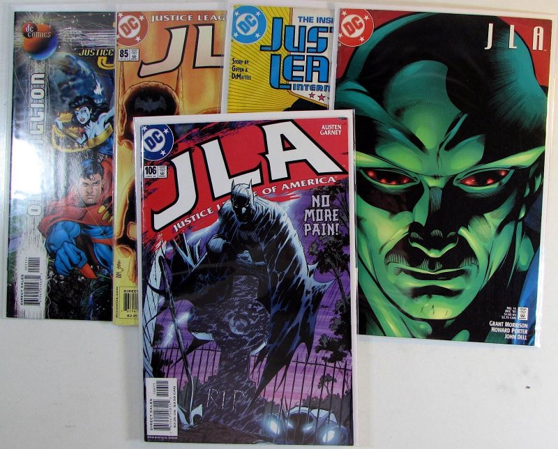 JLA Lot of 5 #One Million, 85, 12, 13, 106 DC Comics 2003 1st Print Comic Books (DC Comics, 2003), raw, ungraded comic book — front cover