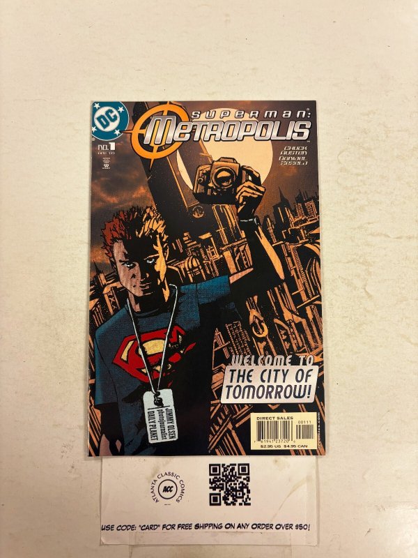 Superman: Metropolis #1 (DC Comics, 2003), raw comic book in NM condition — front cover