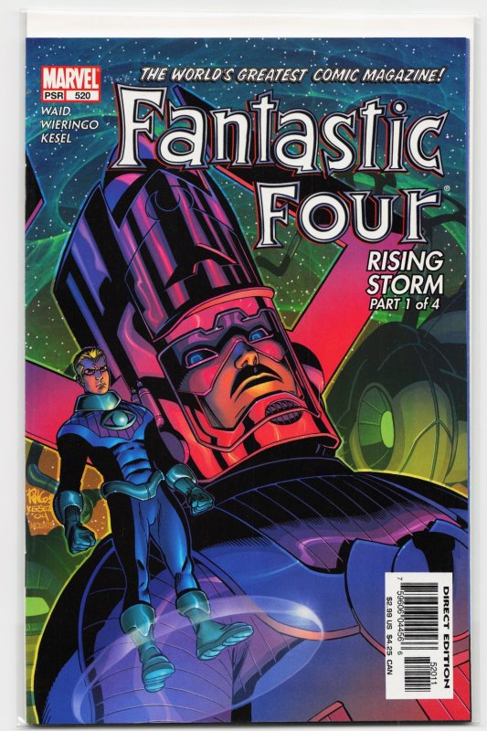 Fantastic Four #520 (Marvel Comics, 2005), raw, ungraded comic book — front cover