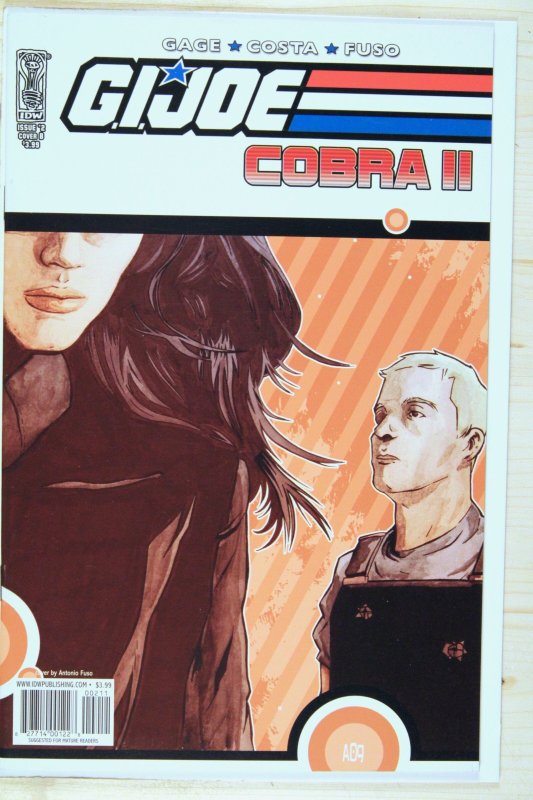 G.I. Joe: Cobra II #2 (IDW Publishing, 2010), raw comic book in NM 9.4 condition — front cover