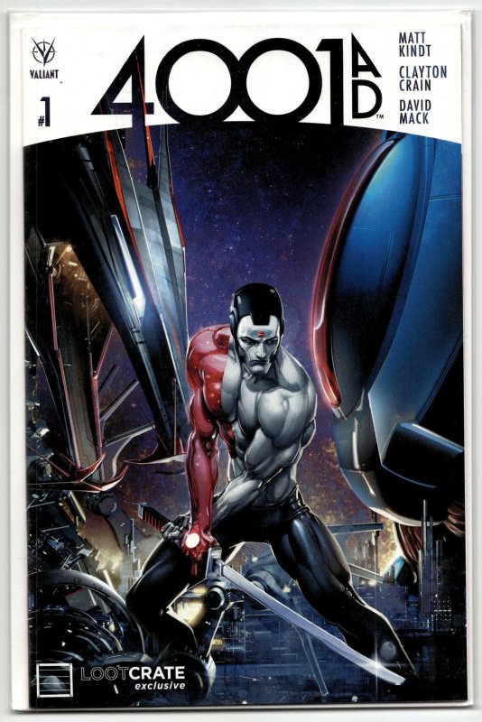 4001 A.D #1 (Valiant Entertainment, 2016), raw, ungraded comic book — front cover