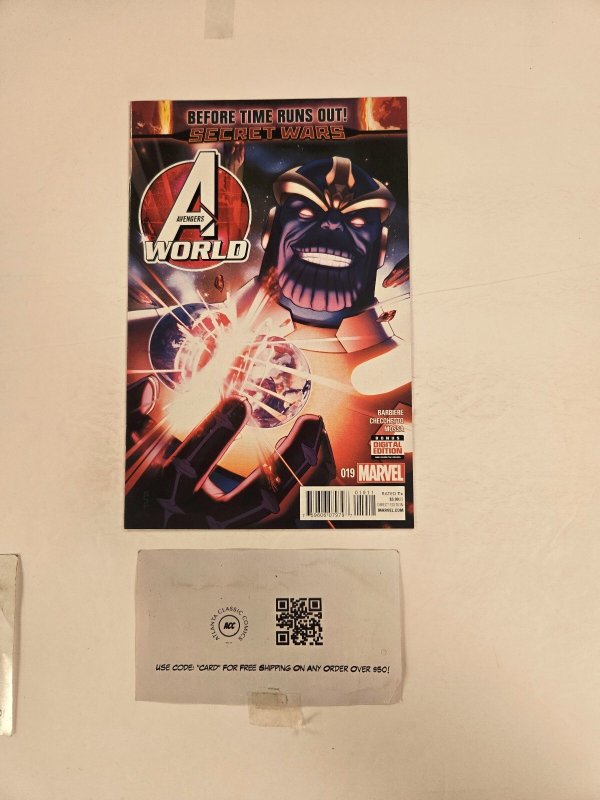 Avengers World #19 (Marvel Comics), raw comic book in NM condition — front cover
