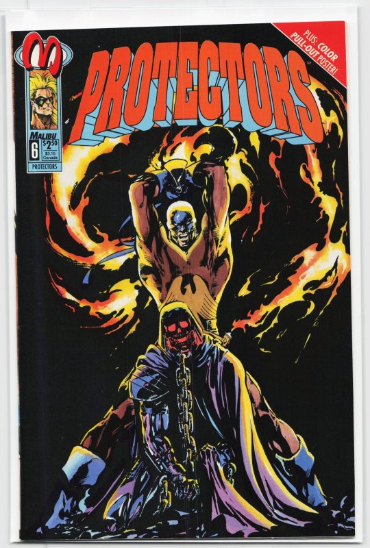 The Protectors #6 (1993), raw, ungraded comic book — front cover