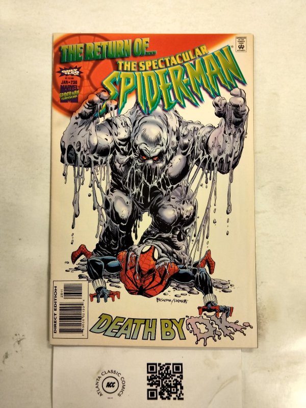 The Spectacular Spider-Man #230 (Marvel Comics), raw comic book in NM condition — front cover