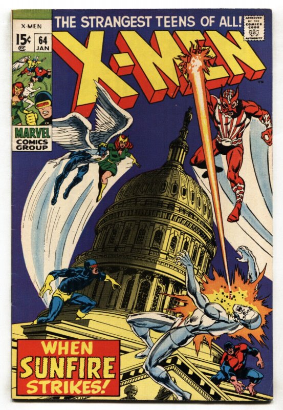 X-Men #64 (Marvel Comics, 1997), raw comic book in VF condition — front cover