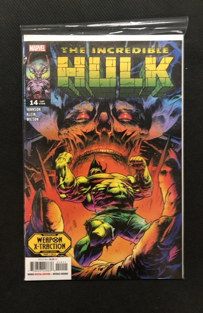 Incredible Hulk #14 (Marvel Comics, 2024), raw, ungraded comic book — front cover