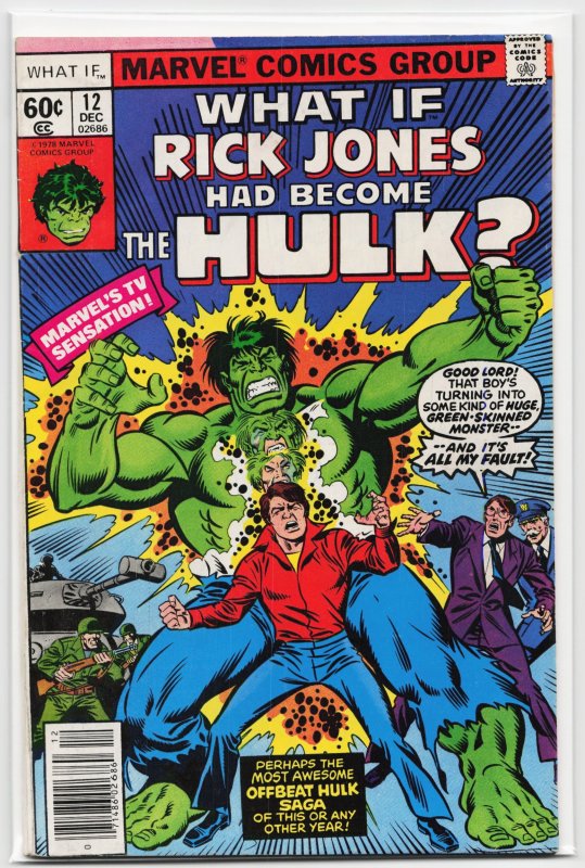 What If? #12 (Marvel Comics, 1978), raw, ungraded comic book — front cover