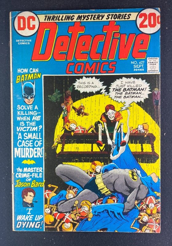 Detective Comics #427 (DC Comics, 1937), raw comic book in VG/FN 5.0 condition — front cover
