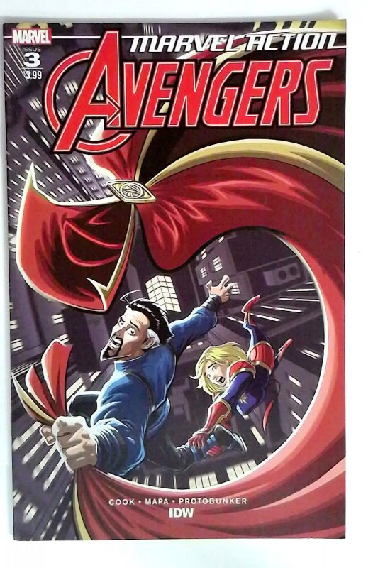 Marvel Action: Avengers #3 (IDW Publishing, 2020), raw comic book in NM- condition — front cover