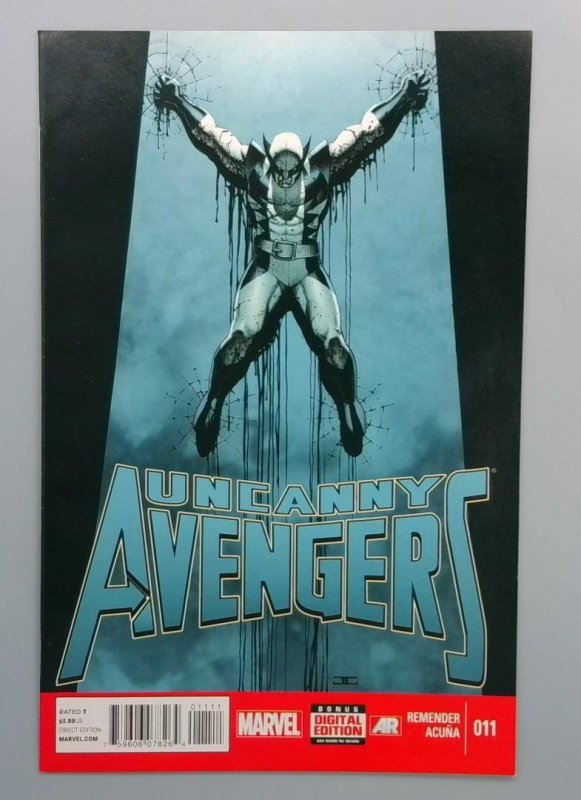 Uncanny Avengers #11 (Marvel Comics, 2013), raw comic book in NM condition — front cover
