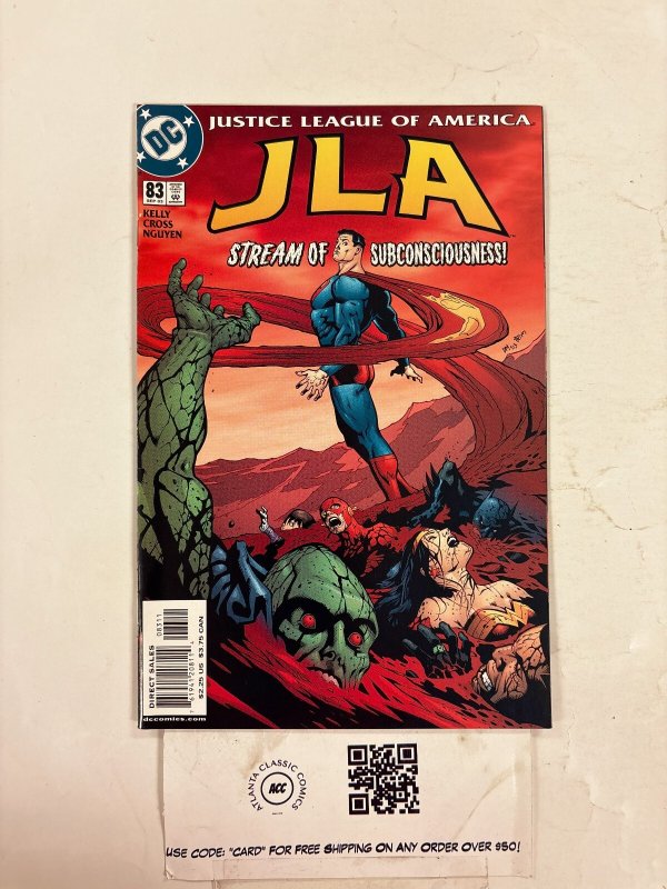 JLA #83 (DC Comics), raw comic book in NM condition — front cover