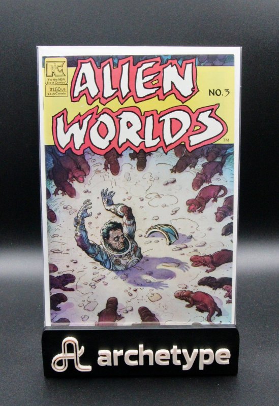 Alien Worlds #3 (1983), raw, ungraded comic book — front cover