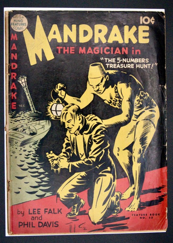 Feature Book #55 (1948), raw, ungraded comic book — front cover