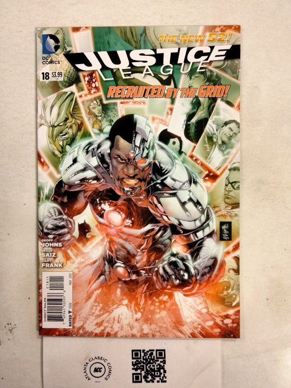 Justice League #18 (DC Comics, 2019), raw comic book in NM condition — front cover