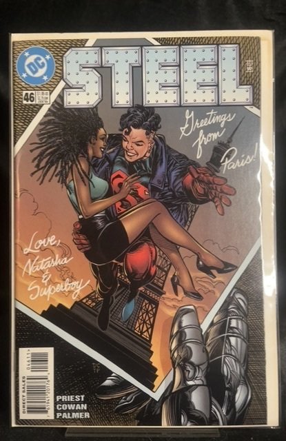 Steel #46 (DC Comics, 1998), raw, ungraded comic book — front cover
