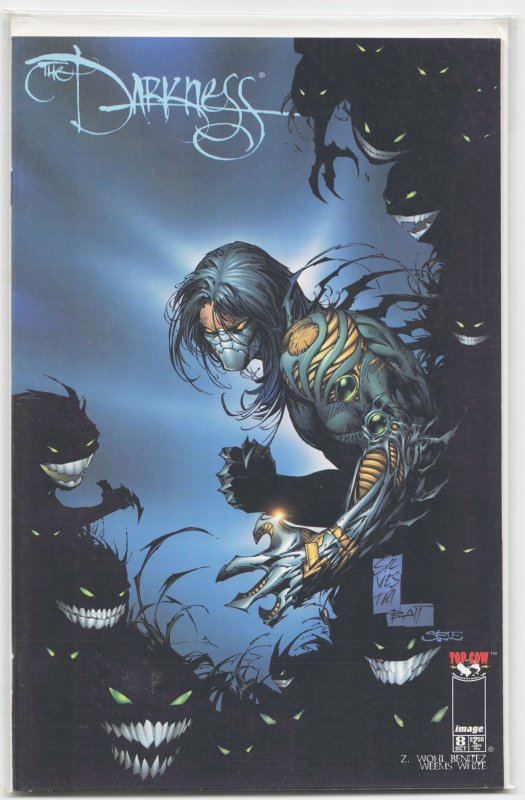 The Darkness #8 (Top Cow, 1997), raw, ungraded comic book — front cover