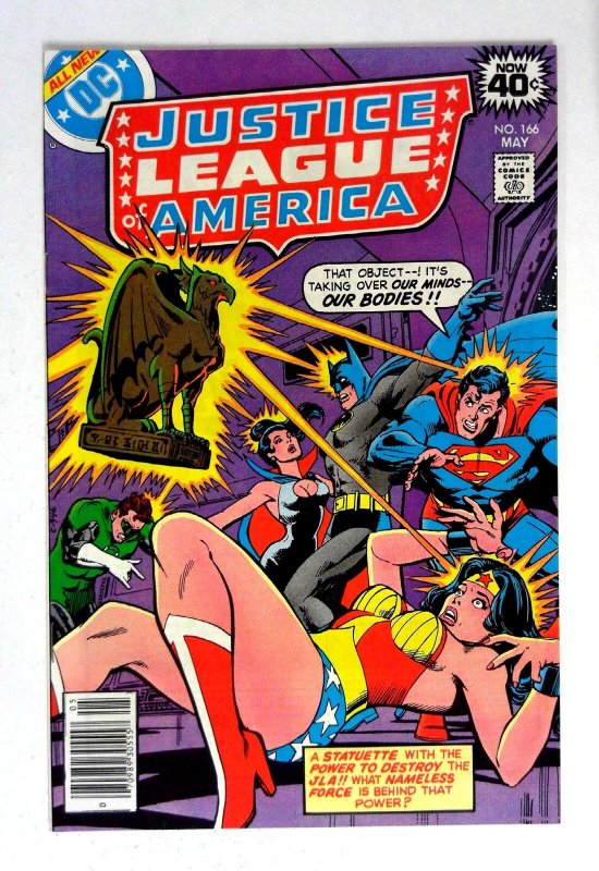 Justice League of America #166 (DC Comics, 1979), raw comic book in NM- condition — front cover