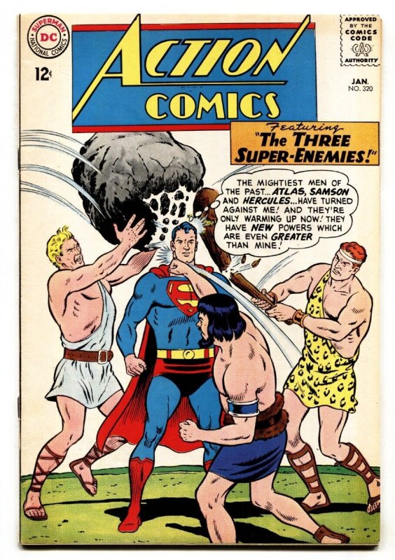 Action Comics #320 (Atlas Comics, 1965), raw, ungraded comic book — front cover