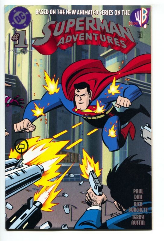 Superman Adventures #1 - 1997 - DC - NM- - Comic Book (DC Comics, 1997), raw comic book in NM- condition — front cover