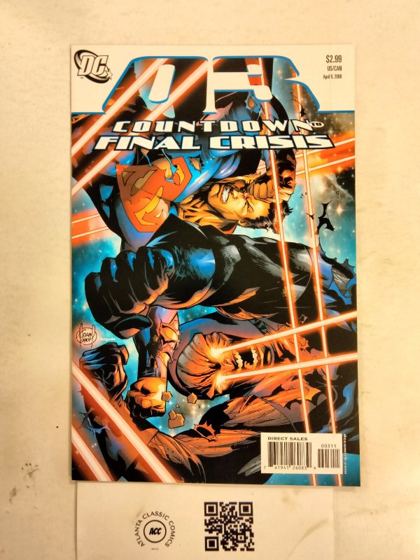 Countdown to Final Crisis #3 (DC Comics), raw comic book in NM condition — front cover