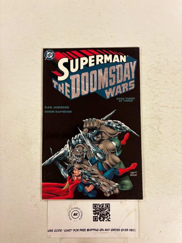 Superman the Doomsday War #3 (DC Comics), raw comic book in NM condition — front cover
